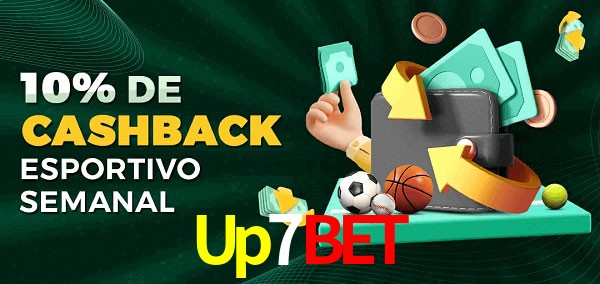 10% de bônus de cashback na Up7Bet