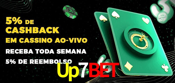 Promoções do cassino ao Vivo Up7Bet